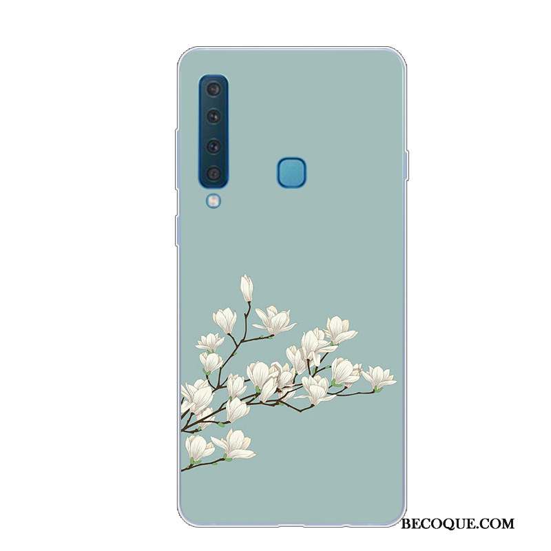 Samsung Galaxy A9 2018 Personnalité Coque De Téléphone Dessin Animé Imprimé Rouge Étui