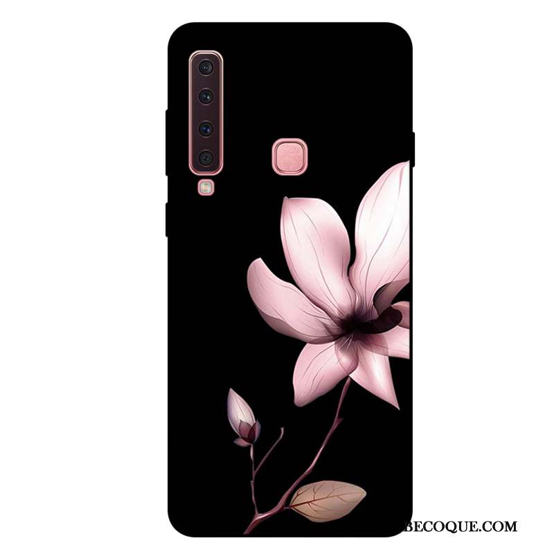 Samsung Galaxy A9 2018 Rose Étui Fluide Doux Frais Tout Compris Coque De Téléphone