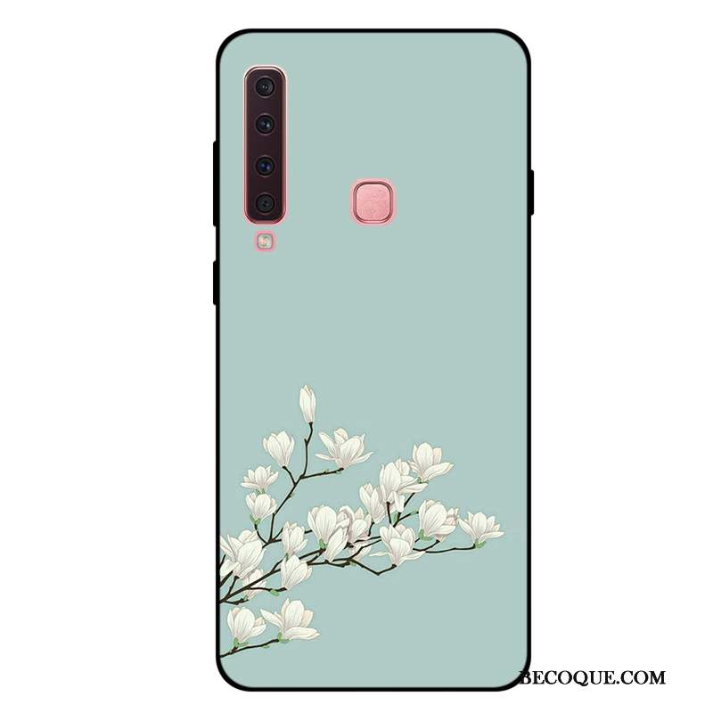 Samsung Galaxy A9 2018 Rose Étui Fluide Doux Frais Tout Compris Coque De Téléphone