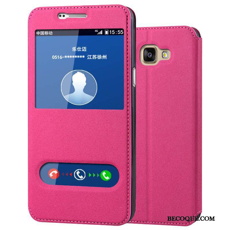 Samsung Galaxy A9 Fluide Doux Incassable Rose Protection Coque De Téléphone