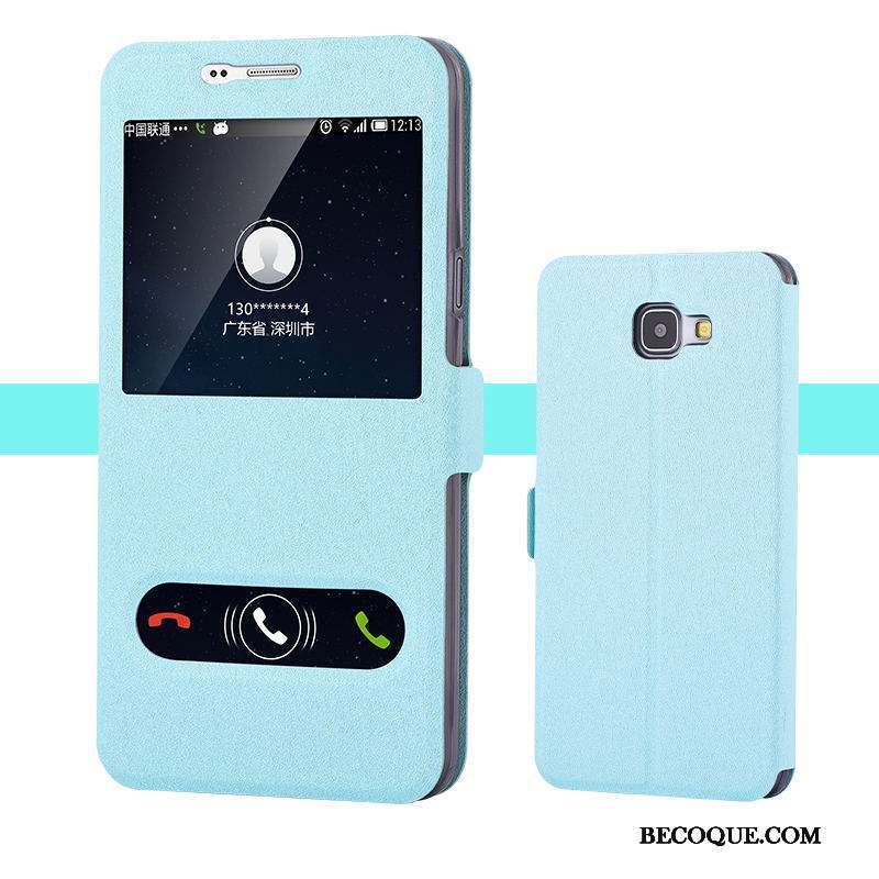 Samsung Galaxy A9 Fluide Doux Silicone Bleu Étui Coque De Téléphone Téléphone Portable