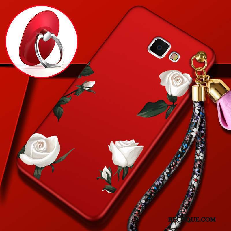 Samsung Galaxy A9 Haute Étui Coque Rouge De Téléphone Protection