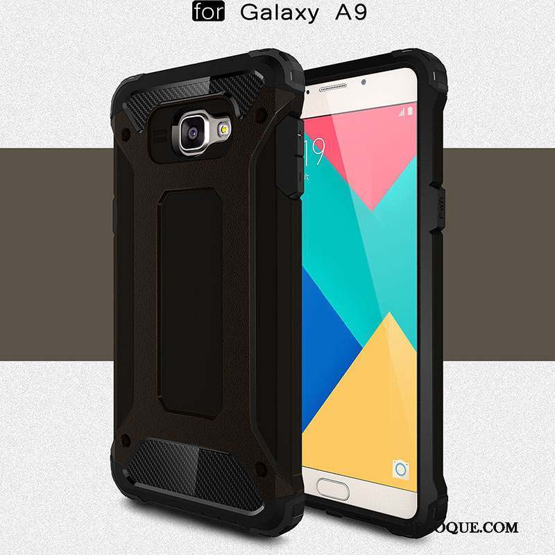 Samsung Galaxy A9 Tout Compris Protection Haute Noir Incassable Coque De Téléphone