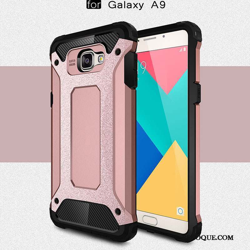 Samsung Galaxy A9 Tout Compris Protection Haute Noir Incassable Coque De Téléphone