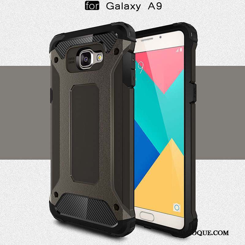 Samsung Galaxy A9 Tout Compris Protection Haute Noir Incassable Coque De Téléphone