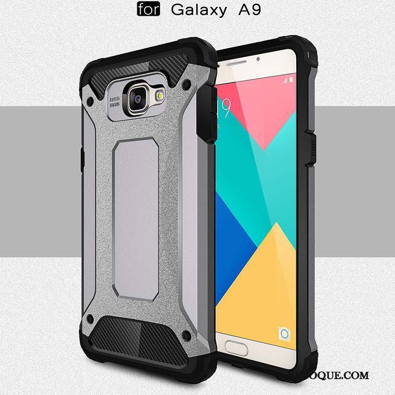 Samsung Galaxy A9 Tout Compris Protection Haute Noir Incassable Coque De Téléphone