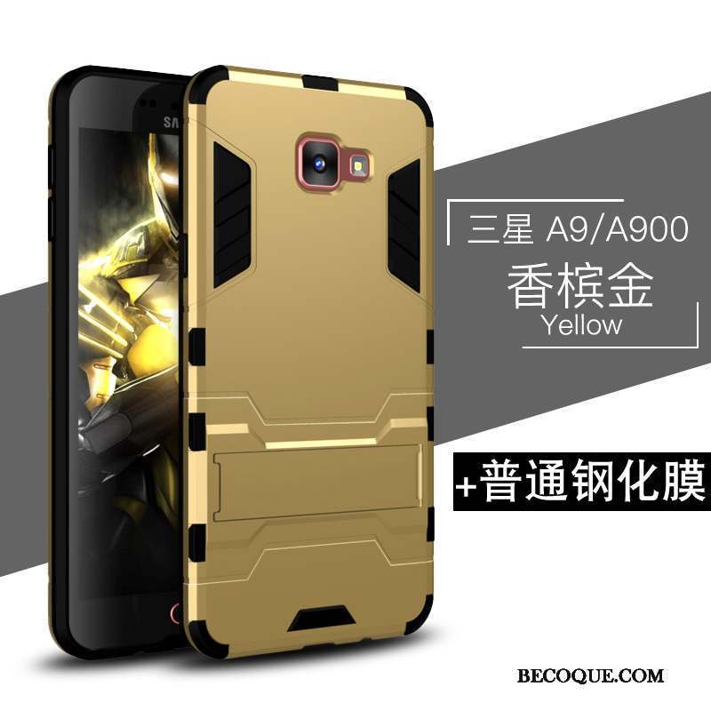 Samsung Galaxy A9 Étui Coque De Téléphone Silicone Bleu Tout Compris Incassable