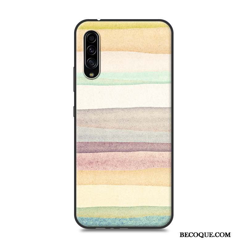 Samsung Galaxy A90 5g Blanc Protection Peinture Coque De Téléphone Paysage Étui