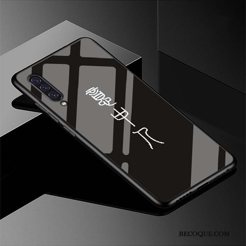 Samsung Galaxy A90 5g Coque De Téléphone Verre Noir Tout Compris Incassable Étui