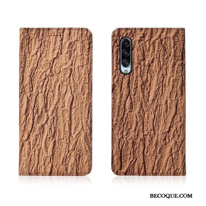 Samsung Galaxy A90 5g Coque Délavé En Daim Bleu Incassable Étui Téléphone Portable Nouveau