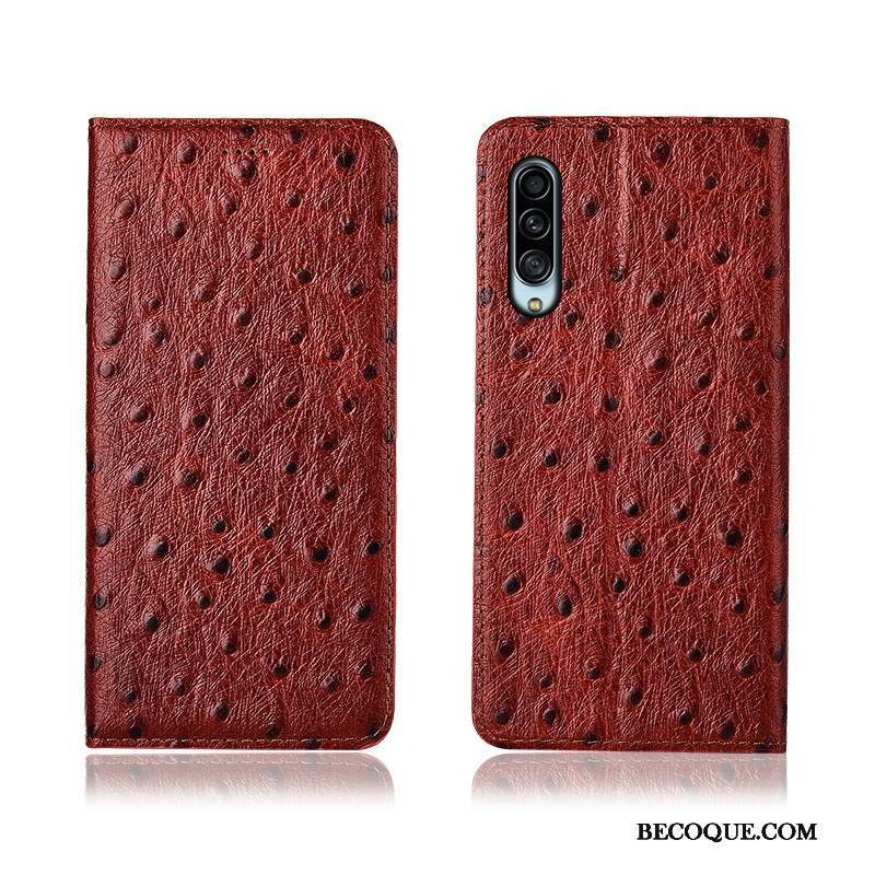 Samsung Galaxy A90 5g Coque Délavé En Daim Étui En Cuir Protection Téléphone Portable Modèle Fleurie