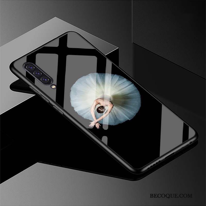 Samsung Galaxy A90 5g Coque Protection Fluide Doux Verre Étui Tendance Personnalisé