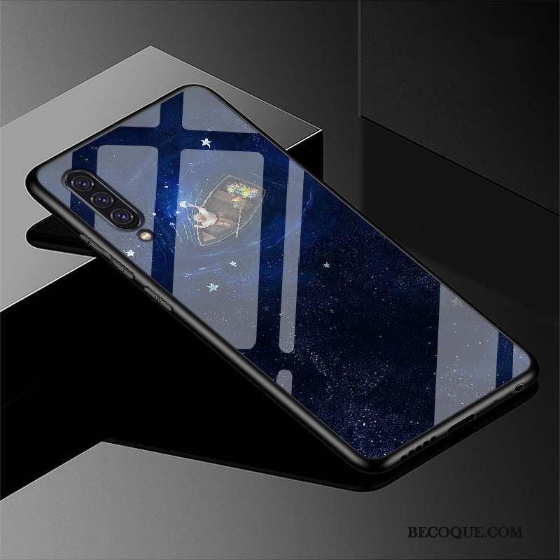 Samsung Galaxy A90 5g Coque Protection Fluide Doux Verre Étui Tendance Personnalisé