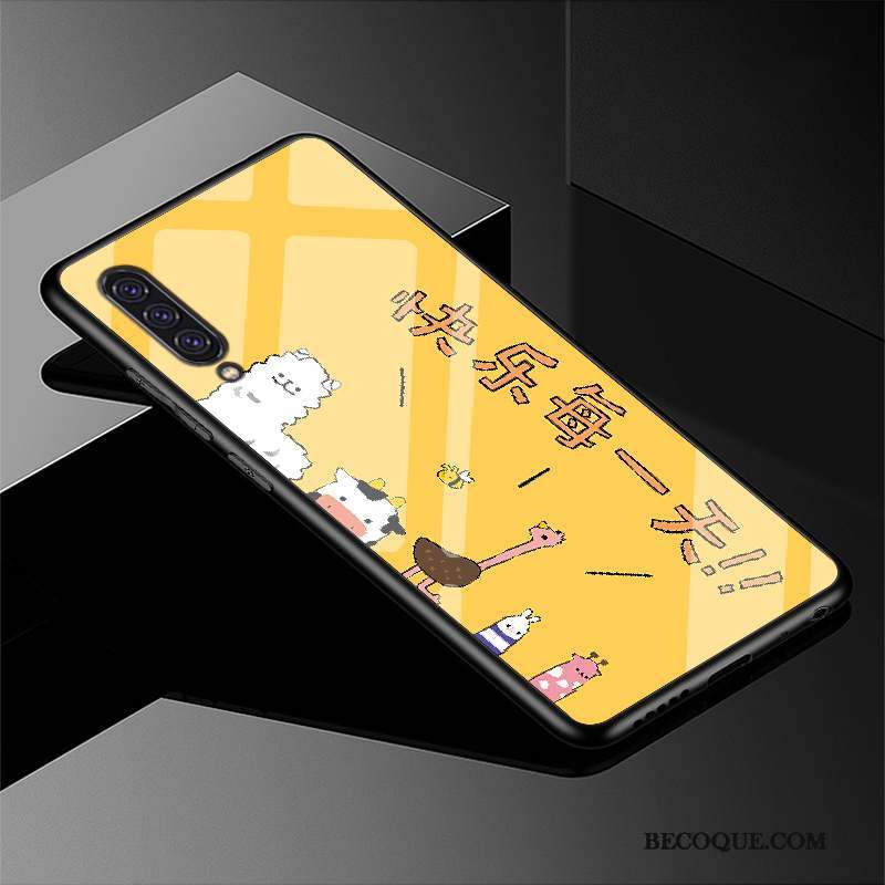 Samsung Galaxy A90 5g Coque Tout Compris Dessin Animé Étui Protection Créatif Simple