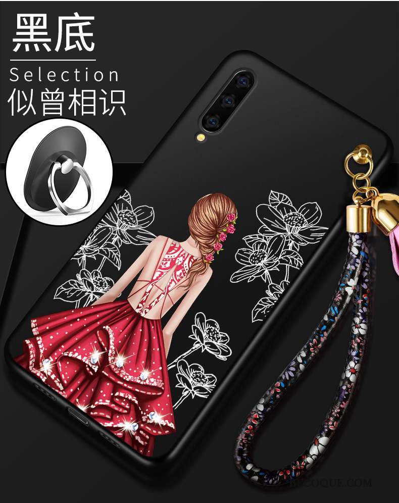 Samsung Galaxy A90 5g Créatif Nouveau Rouge Marque De Tendance Peinture Coque De Téléphone