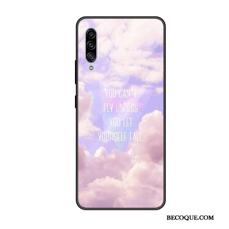 Samsung Galaxy A90 5g Difficile Coque De Téléphone Verre Personnalisé Noir