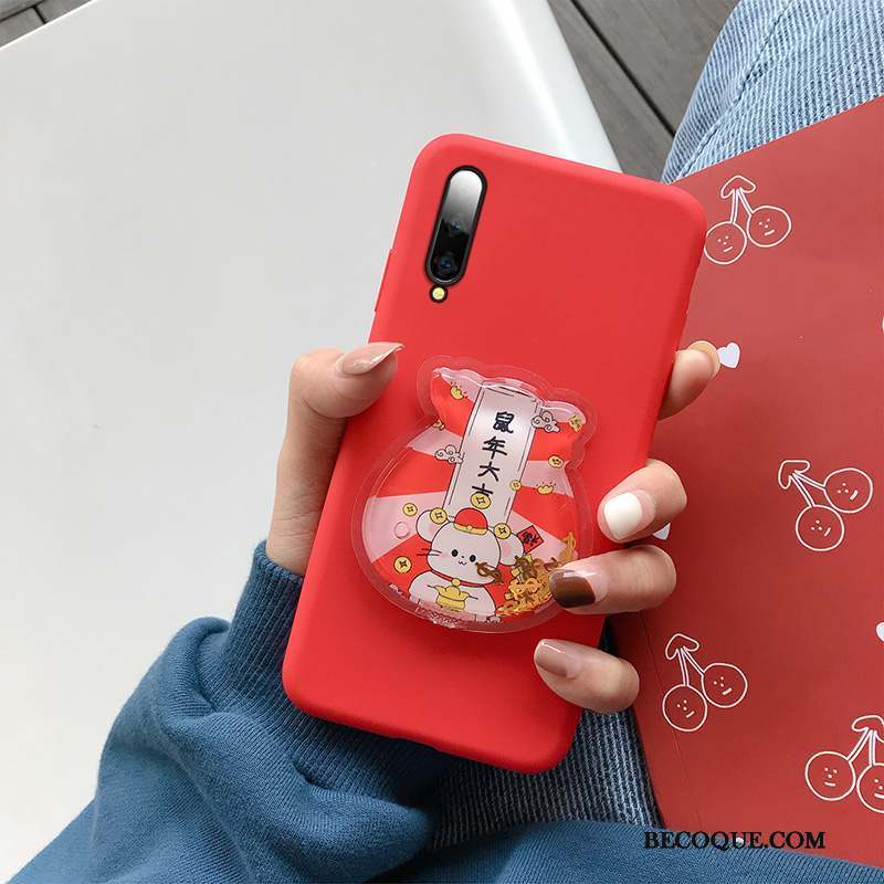 Samsung Galaxy A90 5g Nouveau Coque De Téléphone Quicksand Grand Rouge