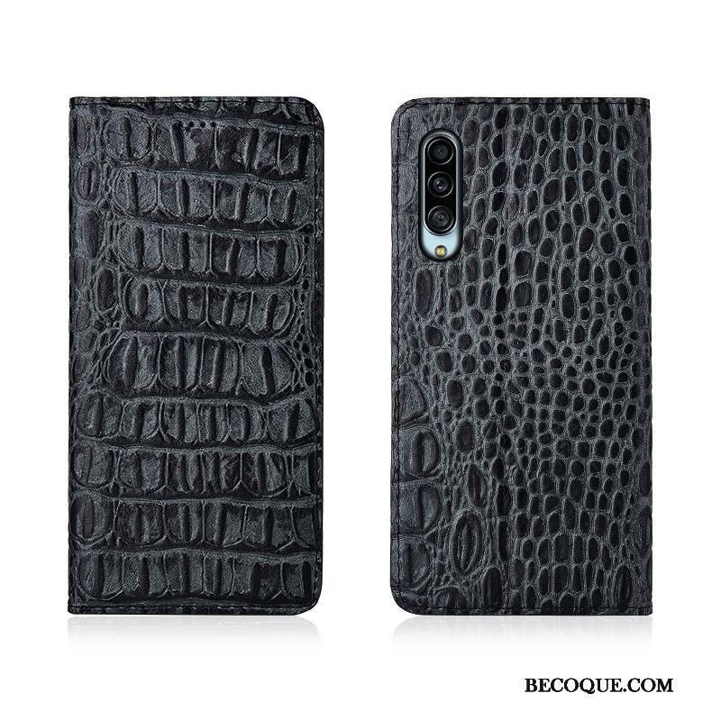 Samsung Galaxy A90 5g Nouveau Cuir Véritable Clamshell Coque De Téléphone Marque De Tendance Tout Compris