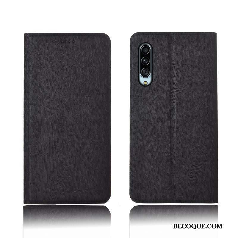 Samsung Galaxy A90 5g Nouveau Silicone Noir Clamshell Coque Modèle Fleurie