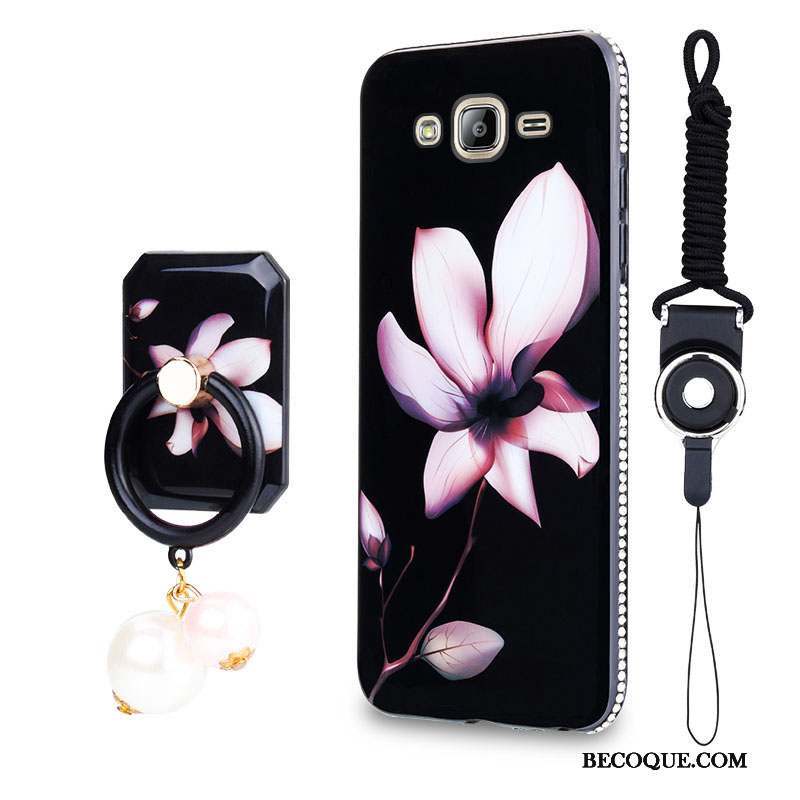 Samsung Galaxy J3 2016 Coque Fleurs Protection Étui Incassable Tout Compris Créatif