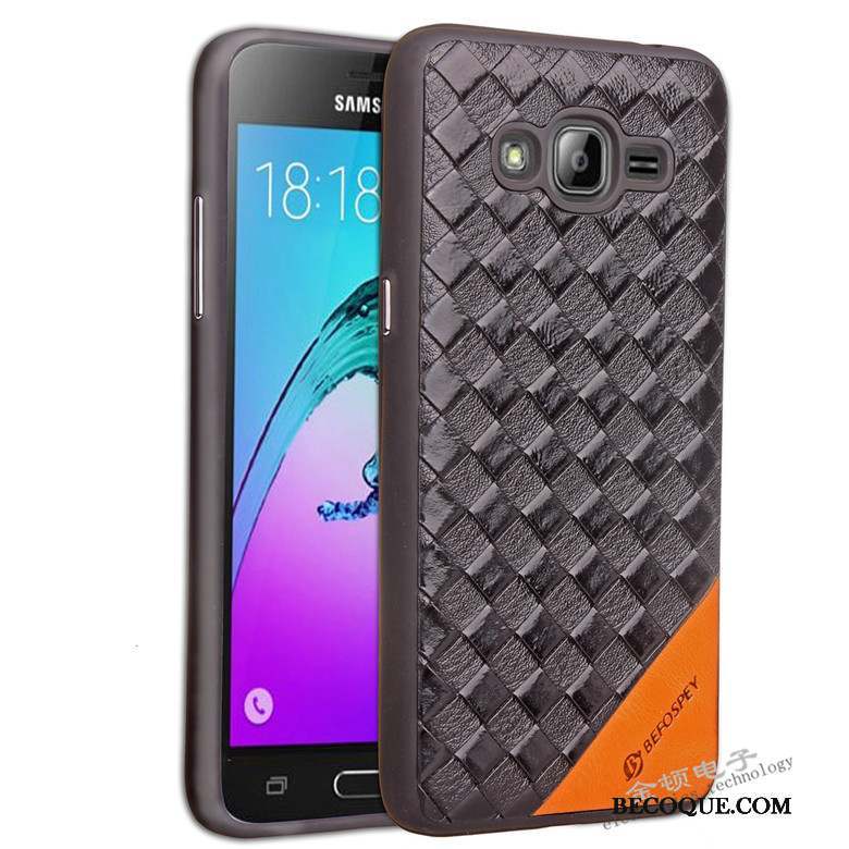 Samsung Galaxy J3 2016 Coque Protection Étui Silicone De Téléphone Délavé En Daim