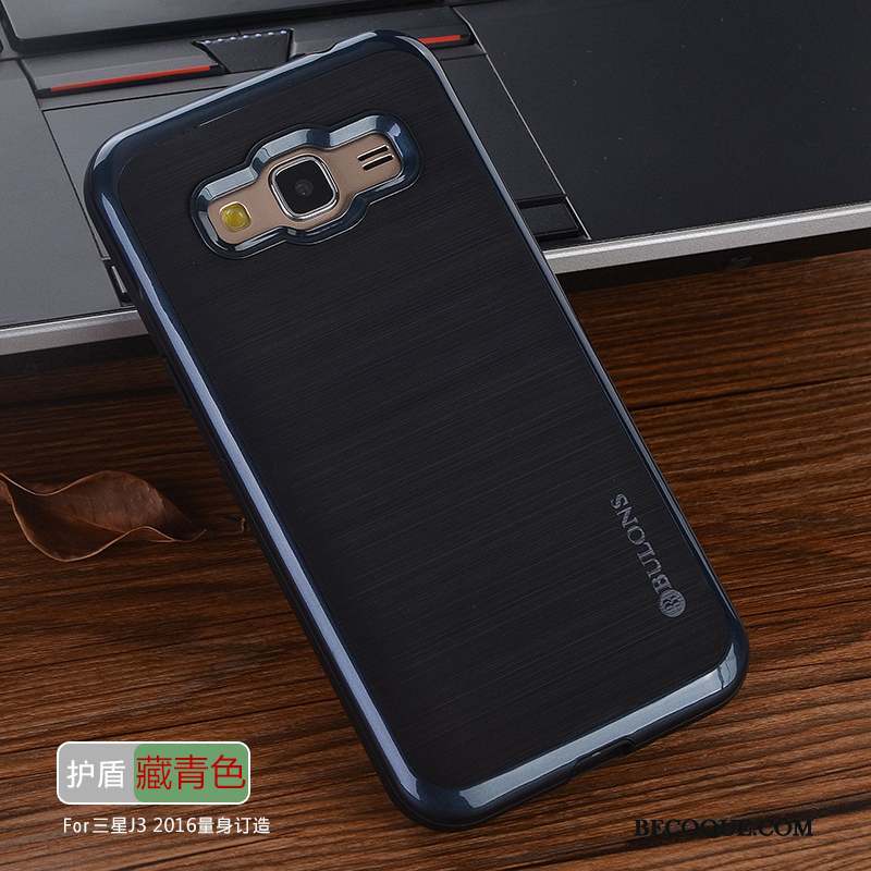 Samsung Galaxy J3 2016 Incassable Coque De Téléphone Tout Compris Personnalité Tissu Protection