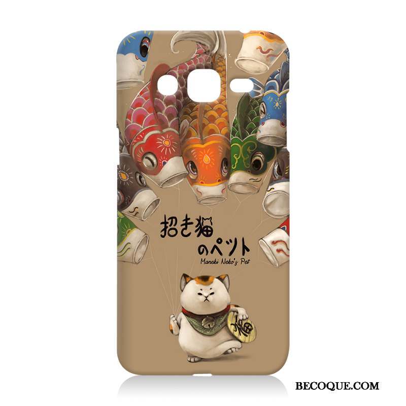 Samsung Galaxy J3 2016 Incassable Coque Difficile Étui Dessin Animé Silicone