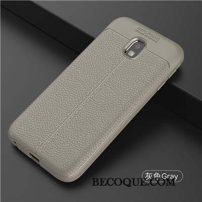 Samsung Galaxy J3 2017 Bleu Incassable Coque De Téléphone Créatif Modèle Fleurie Étui