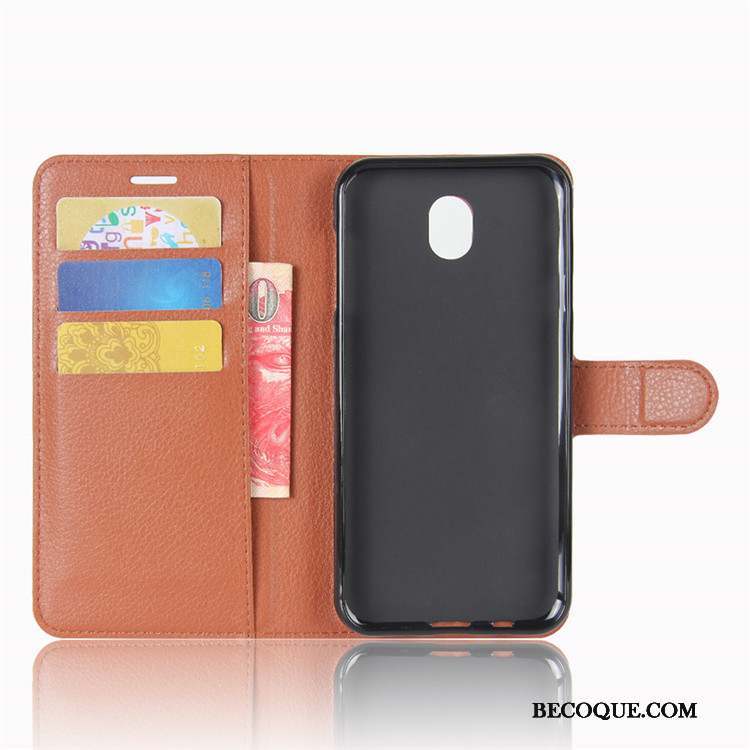 Samsung Galaxy J3 2017 Coque Portefeuille Téléphone Portable Europe Protection Carte Étui