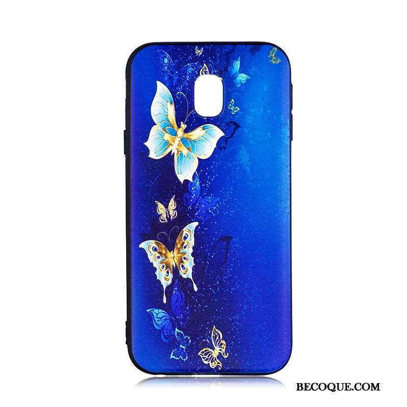 Samsung Galaxy J3 2017 Dessin Animé Fleurs Coque De Téléphone Multicolore Étui Peinture