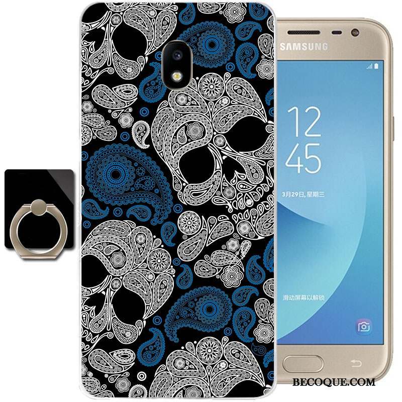 Samsung Galaxy J3 2017 Silicone Coque De Téléphone Transparent Étui Tout Compris Dessin Animé