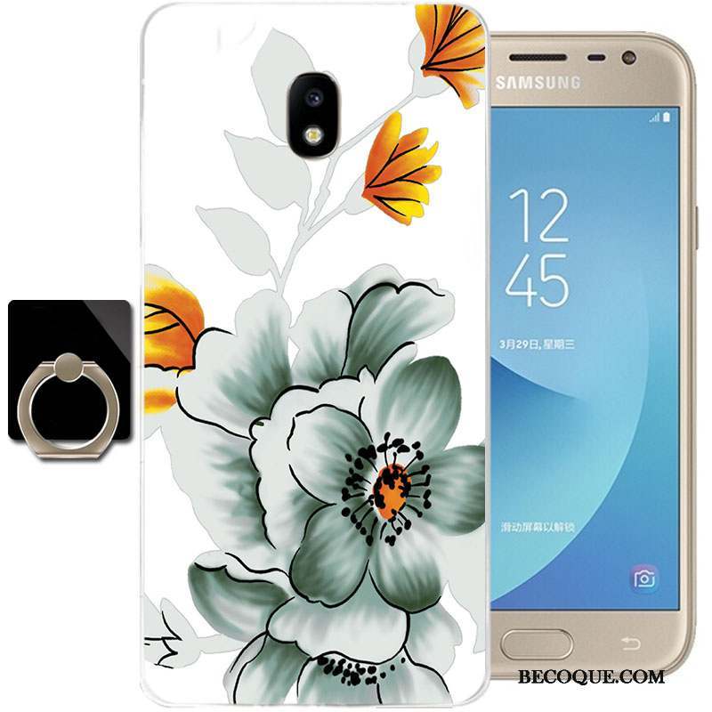 Samsung Galaxy J3 2017 Silicone Coque De Téléphone Transparent Étui Tout Compris Dessin Animé