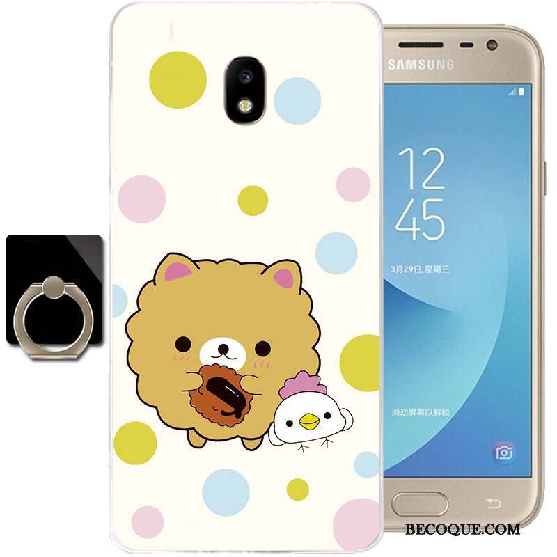 Samsung Galaxy J3 2017 Silicone Coque De Téléphone Transparent Étui Tout Compris Dessin Animé