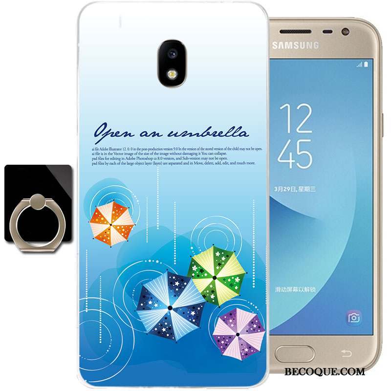 Samsung Galaxy J3 2017 Silicone Coque De Téléphone Transparent Étui Tout Compris Dessin Animé