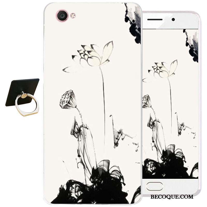 Samsung Galaxy J3 2017 Style Chinois Peinture À L'encre Coque De Téléphone Tout Compris Silicone Protection