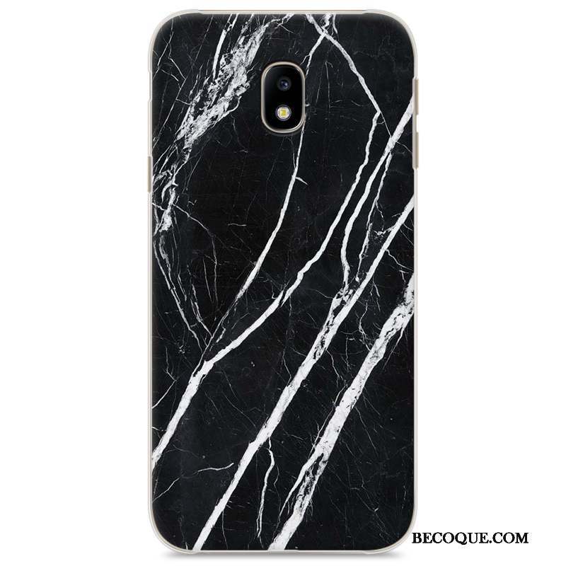 Samsung Galaxy J3 2017 Tendance Coque De Téléphone Gris Peinture Difficile Bois