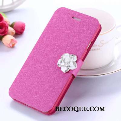 Samsung Galaxy J5 2015 Clamshell Rose Protection Étui En Cuir Tendance Coque De Téléphone