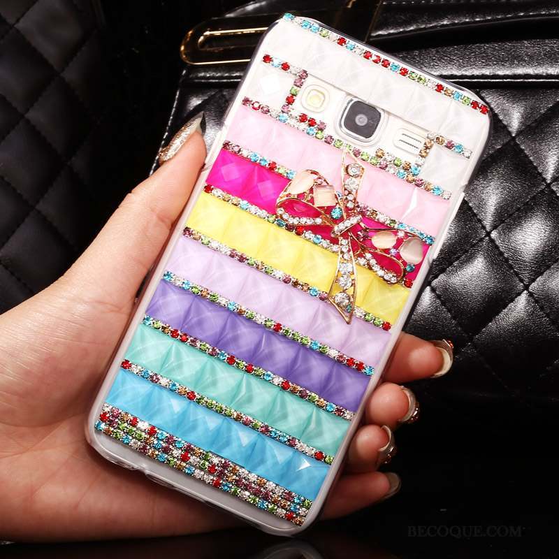 Samsung Galaxy J5 2015 Coque De Téléphone Bleu Dessin Animé Transparent Protection