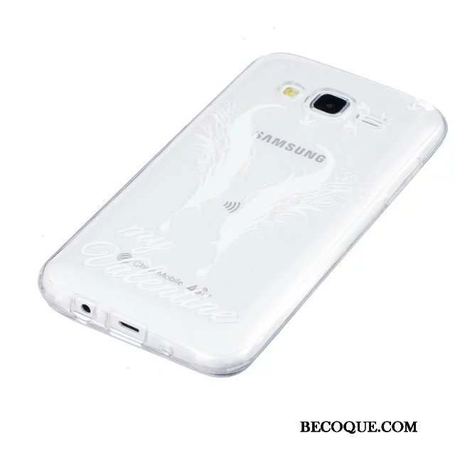 Samsung Galaxy J5 2015 Coque Peinture Protection Étui Gaufrage Fleurs
