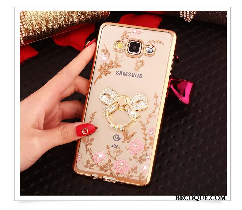 Samsung Galaxy J5 2015 Incassable Étui Protection Silicone Or Coque De Téléphone