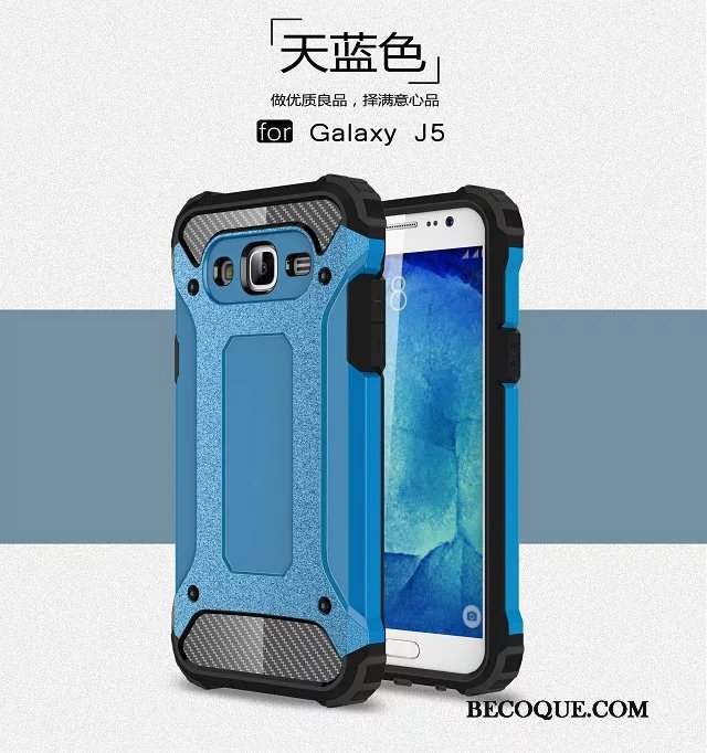 Samsung Galaxy J5 2015 Tout Compris Protection Or Coque De Téléphone Incassable Étui