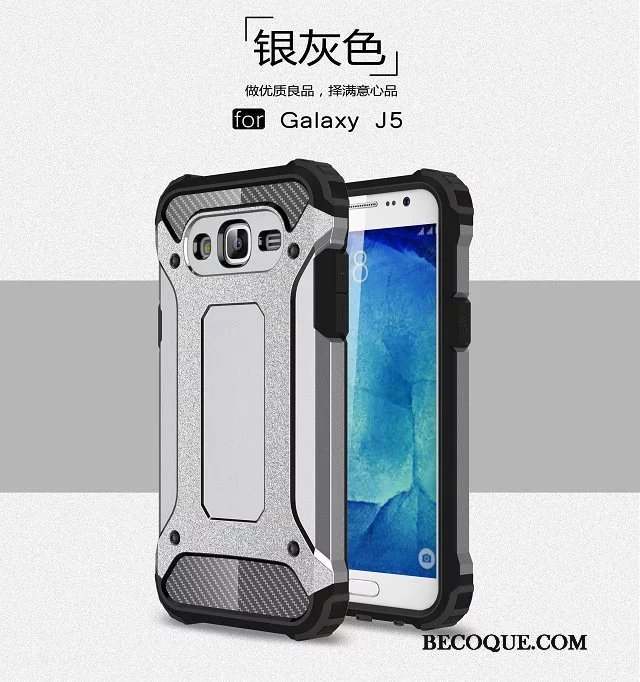 Samsung Galaxy J5 2015 Tout Compris Protection Or Coque De Téléphone Incassable Étui