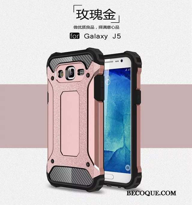 Samsung Galaxy J5 2015 Tout Compris Protection Or Coque De Téléphone Incassable Étui