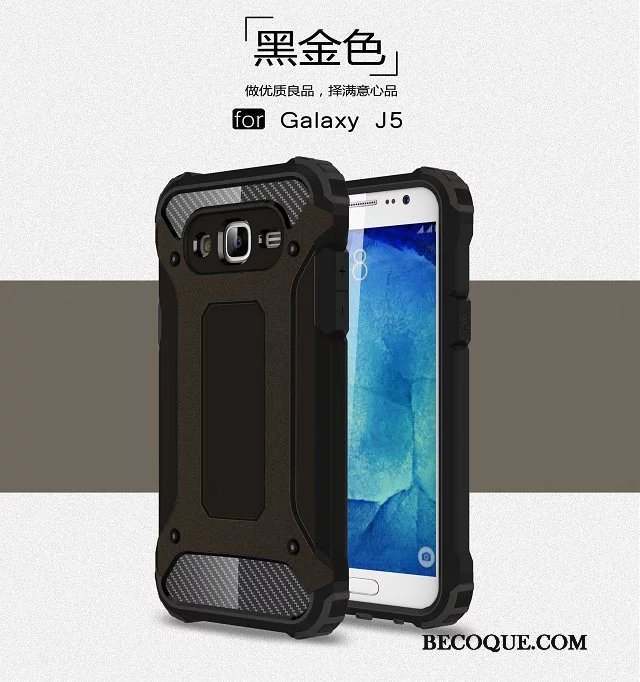 Samsung Galaxy J5 2015 Tout Compris Protection Or Coque De Téléphone Incassable Étui