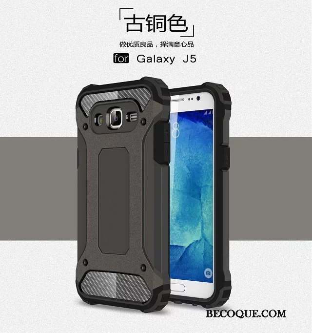 Samsung Galaxy J5 2015 Tout Compris Protection Or Coque De Téléphone Incassable Étui