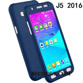 Samsung Galaxy J5 2016 Coque Étui Incassable Tendance Or Rose Difficile Protection