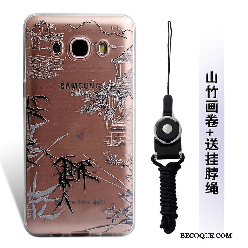 Samsung Galaxy J5 2016 Fleurs Protection Coque Fluide Doux Silicone Étui