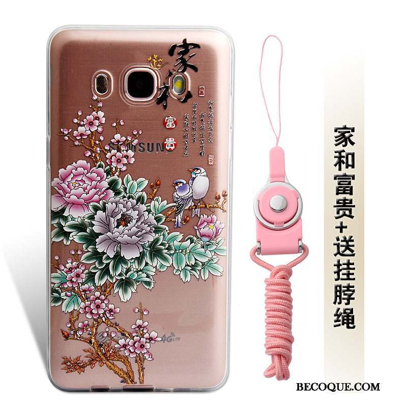 Samsung Galaxy J5 2016 Fleurs Protection Coque Fluide Doux Silicone Étui