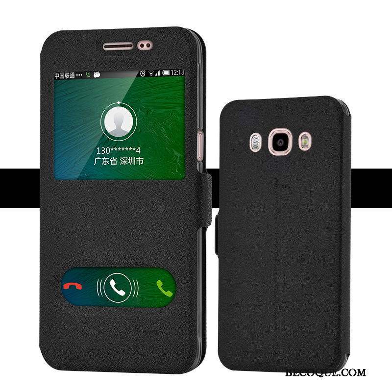 Samsung Galaxy J5 2016 Étui Étui En Cuir Protection Coque Vert Tendance