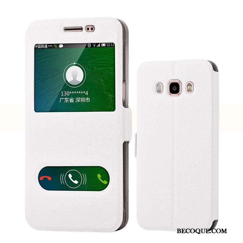 Samsung Galaxy J5 2016 Étui Étui En Cuir Protection Coque Vert Tendance